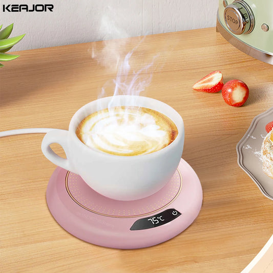 Mug Warmer USB Cup Heater Electric Coffee Milk Tea Water Heating Pad Thermostatic Coasters Cup Warmer for Home Office Mug Heater